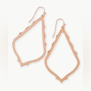 🛍️Kendra Scott Rose Gold Teardrop Earrings